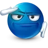 🤩 Эмодзи «Blue Face Emoji» для Telegram