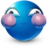 🤩 Эмодзи «Blue Face Emoji» для Telegram