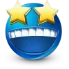 🤩 Эмодзи «Blue Face Emoji» для Telegram