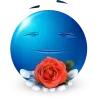 🤩 Эмодзи «Blue Face Emoji» для Telegram