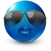 🤩 Эмодзи «Blue Face Emoji» для Telegram