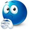 🤩 Эмодзи «Blue Face Emoji» для Telegram