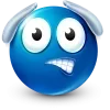 🤩 Эмодзи «Blue Face Emoji» для Telegram