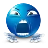 🤩 Эмодзи «Blue Face Emoji» для Telegram