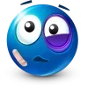 🤩 Эмодзи «Blue Face Emoji» для Telegram
