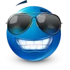 🤩 Эмодзи «Blue Face Emoji» для Telegram