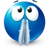 🤩 Эмодзи «Blue Face Emoji» для Telegram