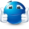 🤩 Эмодзи «Blue Face Emoji» для Telegram