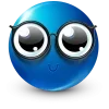 🤩 Эмодзи «Blue Face Emoji» для Telegram