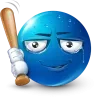 🤩 Эмодзи «Blue Face Emoji» для Telegram