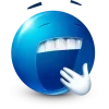Эмодзи Blue Face Emoji для Telegram — скачать