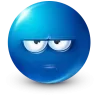 🤩 Эмодзи «Blue Face Emoji» для Telegram