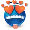 🤩 Эмодзи «Blue Face Emoji» для Telegram
