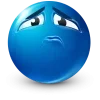 🤩 Эмодзи «Blue Face Emoji» для Telegram