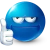 🤩 Эмодзи «Blue Face Emoji» для Telegram