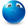 🤩 Эмодзи «Blue Face Emoji» для Telegram