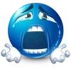 🤩 Эмодзи «Blue Face Emoji» для Telegram