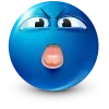 🤩 Эмодзи «Blue Face Emoji» для Telegram