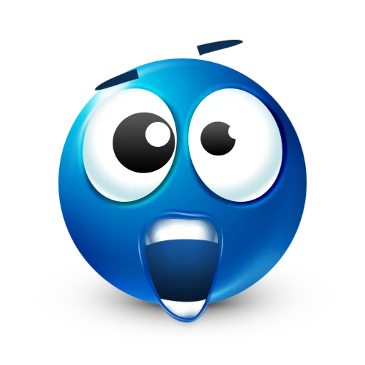 😲 Стикер «blue facebook» для Telegram
