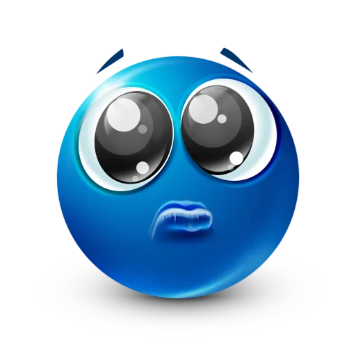 🥺 Стикер «blue facebook» для Telegram
