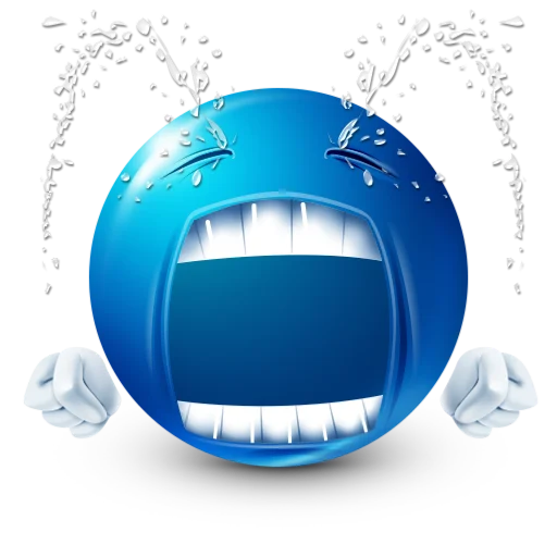 😭 Стикер «blue facebook» для Telegram
