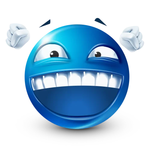 🥳 Стикер «blue facebook» для Telegram