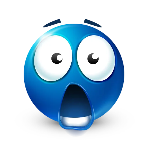 😱 Стикер «blue facebook» для Telegram