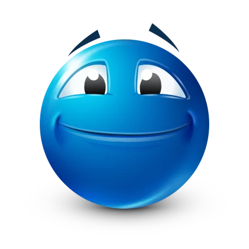 🙂 Стикер «blue facebook» для Telegram