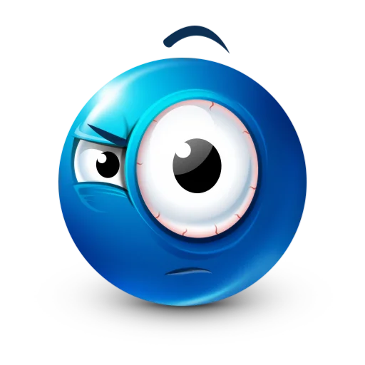 🤥 Стикер «blue facebook» для Telegram