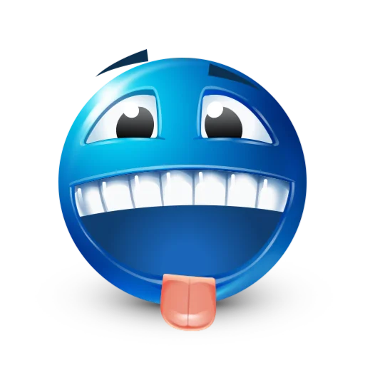 😝 Стикер «blue facebook» для Telegram