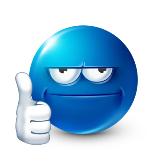 👍 Стикер «blue facebook» для Telegram