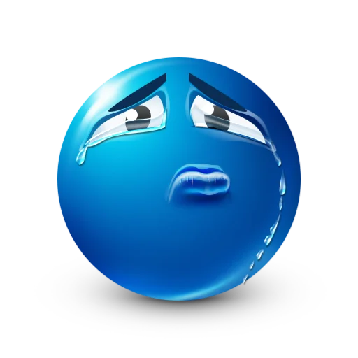 😢 Стикер «blue facebook» для Telegram
