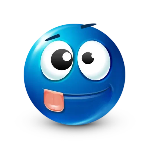 😛 Стикер «blue facebook» для Telegram