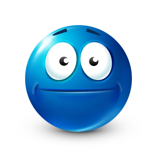 😬 Стикер «blue facebook» для Telegram