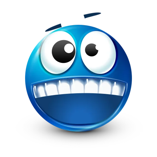 🤪 Стикер «blue facebook» для Telegram