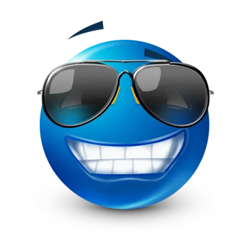 😎 Стикер «blue facebook» для Telegram