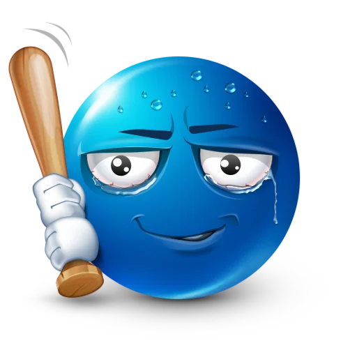 🥸 Стикер «blue facebook» для Telegram
