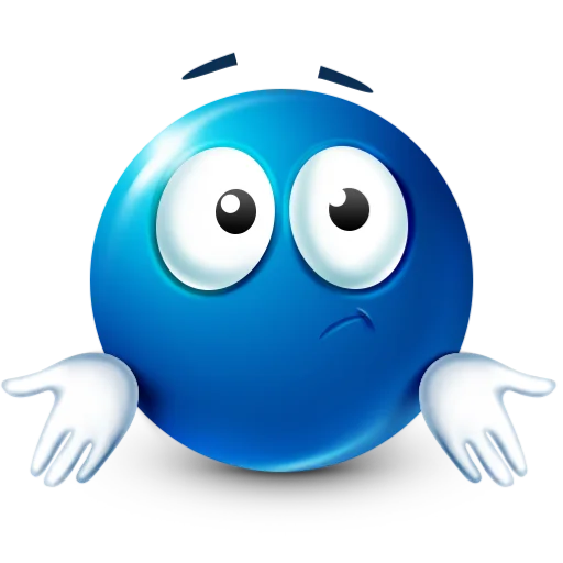😶 Стикер «blue facebook» для Telegram