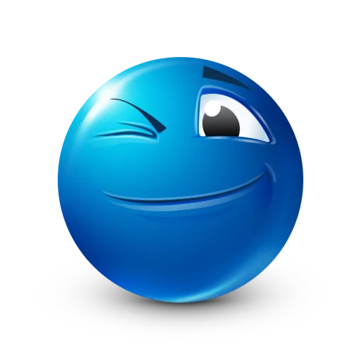 😉 Стикер «blue facebook» для Telegram