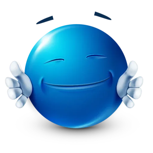 🤗 Стикер «blue facebook» для Telegram