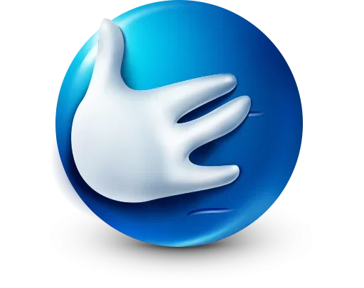 🤩 Стикер «Blue Emotions» для Telegram