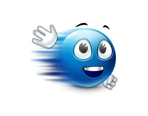 👋 Стикер «Blue Emotions» для Telegram