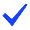 ✔️ Эмодзи «blue font» для Telegram