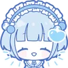 🤩 Эмодзи «blue girl» для Telegram