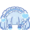 🤩 Эмодзи «blue girl» для Telegram