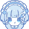 🤩 Эмодзи «blue girl» для Telegram