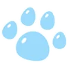 Стикерпак blue girl для Telegram