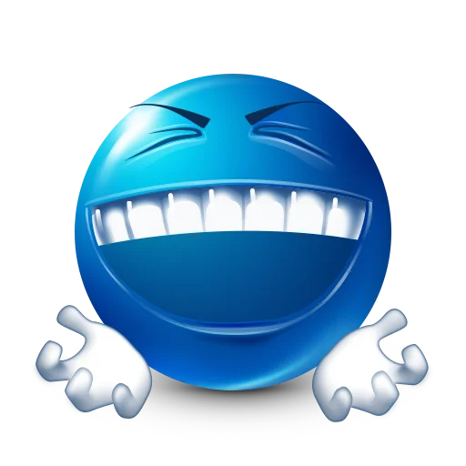 👐 Стикер «Bluemoji or Joobi» для Telegram
