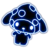 🐰 Эмодзи «Blueblack» для Telegram