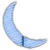 🌙 Эмодзи «Blueblack» для Telegram
